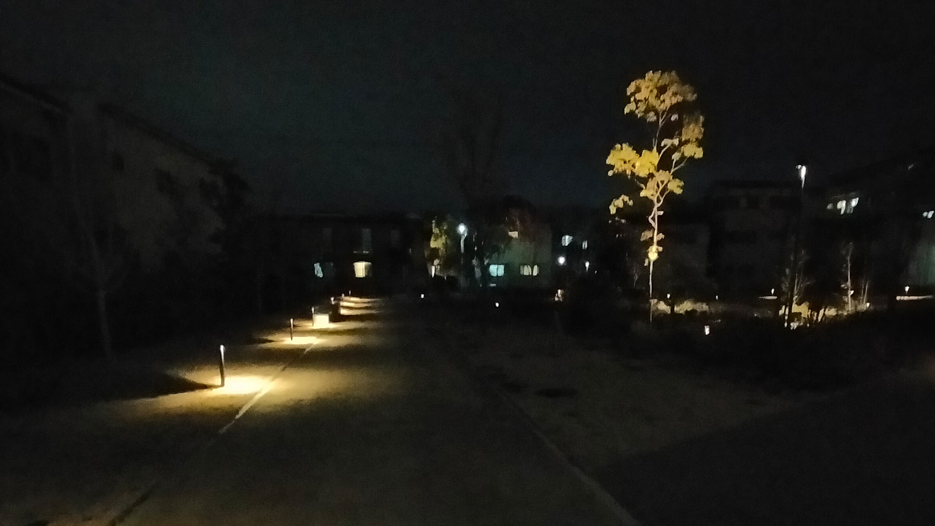 夜間 実際の見え方 イメージ図
