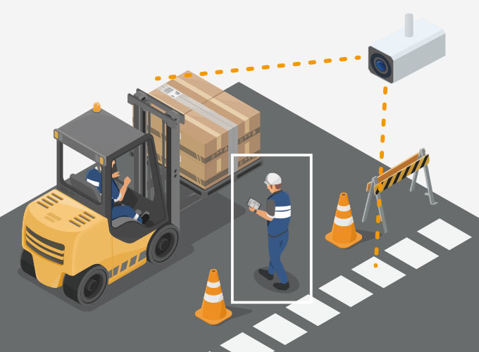 不審者侵入や危険エリアの立ち入りなどの安全対策に イメージ図