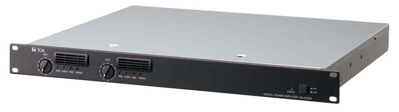 デジタルパワーアンプ２５０Ｗ×２ｃｈ－Ｈ (DA-250DH) | デジタルパワーアンプ | TOA株式会社