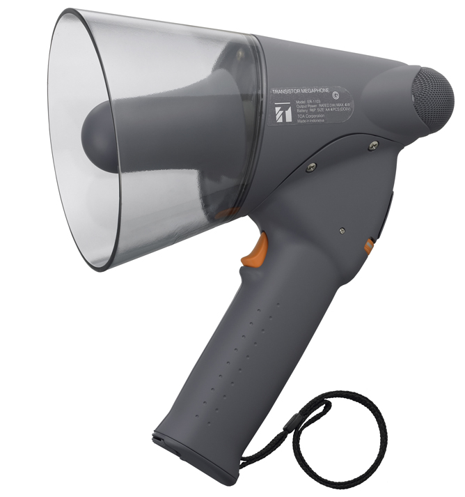 防滴メガホン 3W (ER-1103) | メガホン | TOA株式会社