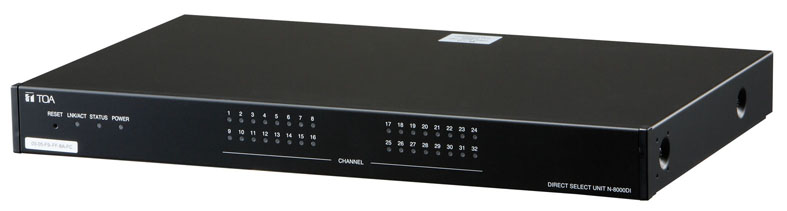 ＩＰインカム ダイレクトセレクトユニット (N-8000DI) | パケットインターカムシステム | TOA株式会社