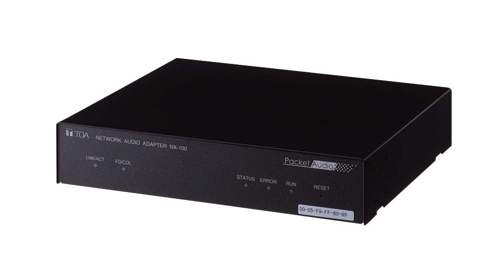 ネットワークオーディオアダプター (NX100) ネットワークオーディオアダプター TOA株式会社