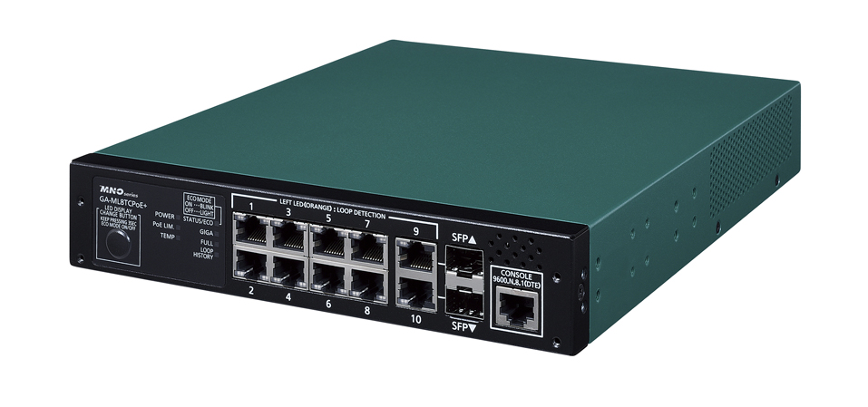PoE＋Gスイッチ10ポート (PN260892N-M) | ネットワーク周辺機器