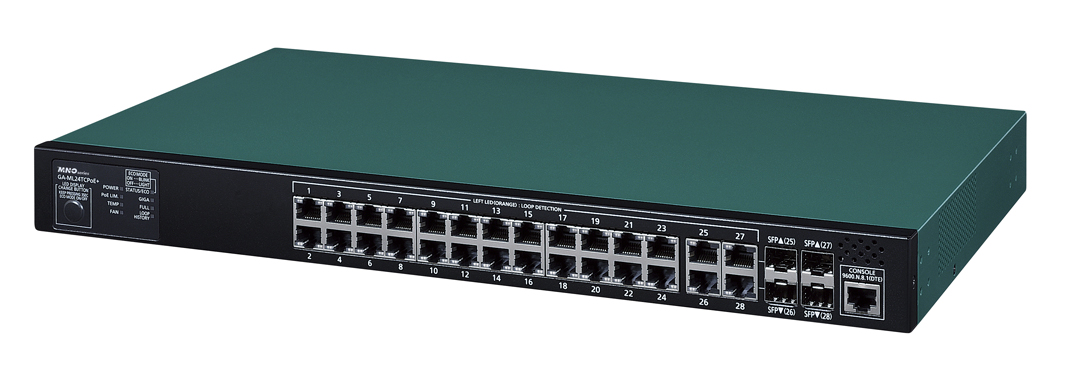 パナソニックEW PN262492B5 28ポート PoE給電スイッチングハブ GA-ML24TCPoE+ 5年先出しセンドバック保守バンドル