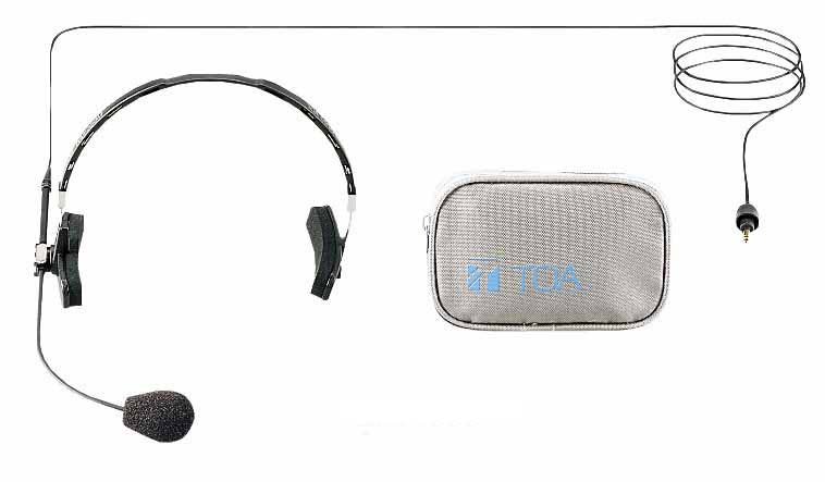 格安SALEスタート!の商品をすべて ヘッドセットマイク 800MHz帯ワイヤレス | (WH-1000) ポーチ付 ヘッドホン
