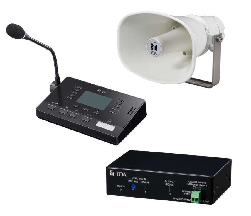 TOA IPオーディオ IPオーディオシリーズ 放送連動 音声連動